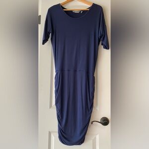 Athleta Solstice Tee Dress - Navy Blue - small